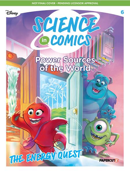 DISNEY SCIENCE IN COMICS TP VOL 06 POWER SOURCES OF THE WORLD 10/21/2026