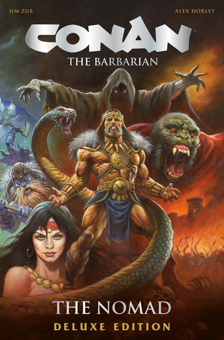 CONAN THE BARBARIAN THE NOMAD DELUXE COLLECTORS EDITION HC REGULAR EDITION ALEX HORLEY (MR) 10/7/2026