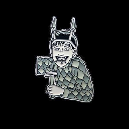 JUNJI ITO SOUICHIS CONVENIENT CURSE B&W LUNAR EXCLUSIVE ENAMEL PIN BADGE 11/11/2026