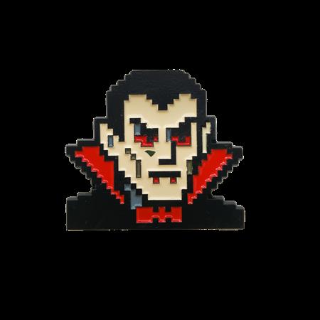 TITAN MERCH ORIGINAL GAMING 8 BIT DRACULA ENAMEL PIN BADGE 11/11/2026