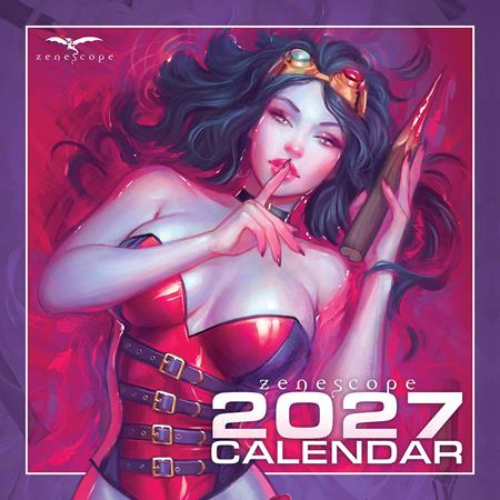 ZENESCOPE ENTERTAINMENT 2027 CALENDAR 10/7/2026
