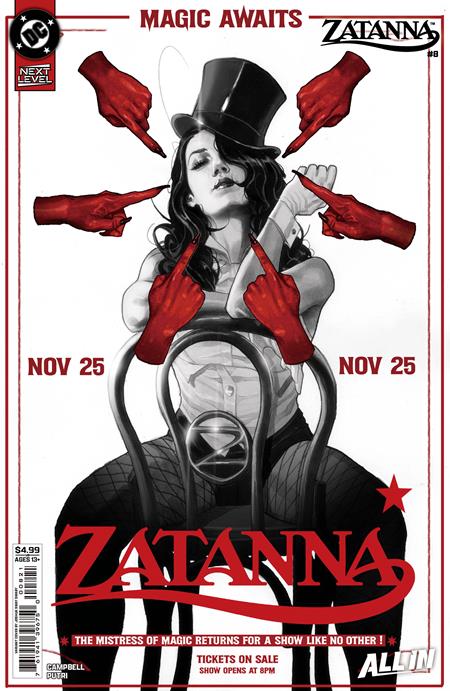 ZATANNA (2026) #8 CVR B JOSHUA SWAY SWABY CARD STOCK VAR 11/25/2026