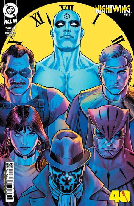 NIGHTWING #144 CVR D NICOLA SCOTT WATCHMEN 40TH ANNIVERSARY CARD STOCK VAR 11/18/2026