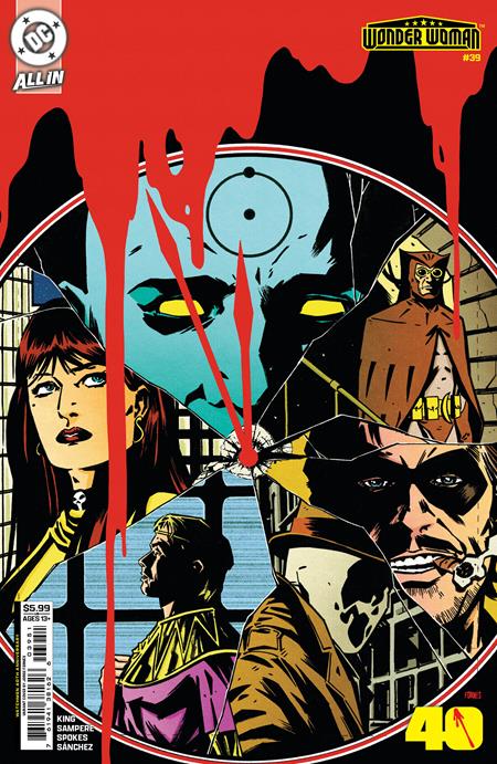 WONDER WOMAN #39 CVR E JORGE FORNES WATCHMEN 40TH ANNIVERSARY CARD STOCK VAR 11/18/2026