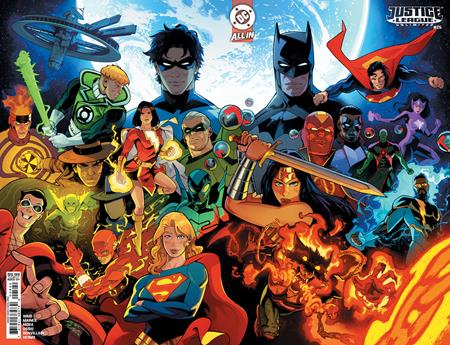 JUSTICE LEAGUE UNLIMITED #25 CVR I RAFAEL PEREZ WRAPAROUND CARD STOCK VAR 11/25/2026