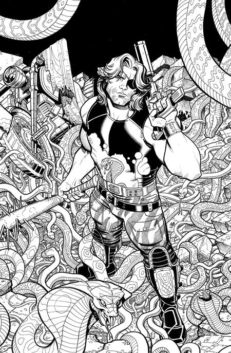ESCAPE FROM NEW YORK ESCAPE FROM CHICAGO #1 2ND PTG CVR B NICK BRADSHAW JIM CHARALAMPIDIS B&W VAR 11/25/2026