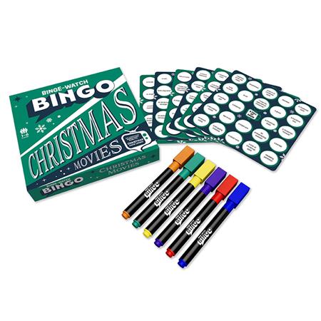 BINGE WATCH BINGO CHRISTMAS MOVIES 11/4/2026