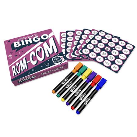 BINGE WATCH BINGO ROM COMS 11/4/2026