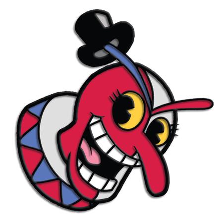 CUPHEAD BEPPI ENAMEL PIN BADGE  12/16/2026