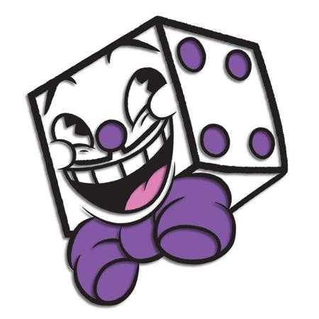 CUPHEAD KING DICE ENAMEL PIN BADGE  12/16/2026