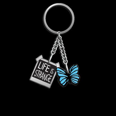 LIFE IS STRANGE BUTTERFLY CHARM KEYRING 12/16/2026