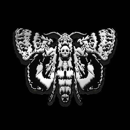 LIFE IS STRANGE DEATHS HEAD MOTH ENAMEL PIN BADGE 12/16/2026