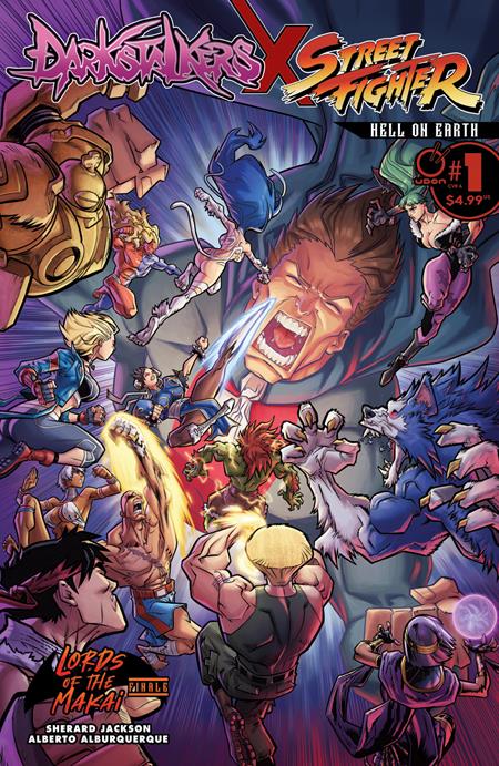 DARKSTALKERS X STREET FIGHTER HELL ON EARTH #1 (ONE SHOT) CVR A ALBERTO ALBURQUERQUE 11/4/2026