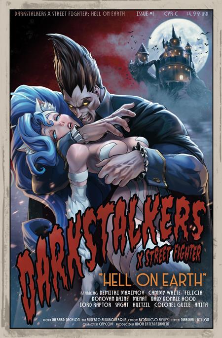 DARKSTALKERS X STREET FIGHTER HELL ON EARTH #1 (ONE SHOT) CVR C DRAX GAL VAR 11/4/2026