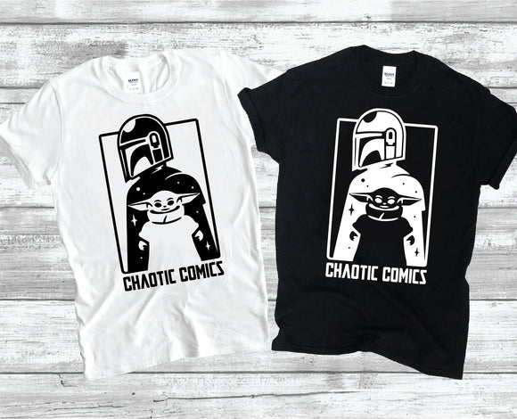 Chaotic Comics T-Shirts - Mandalorian