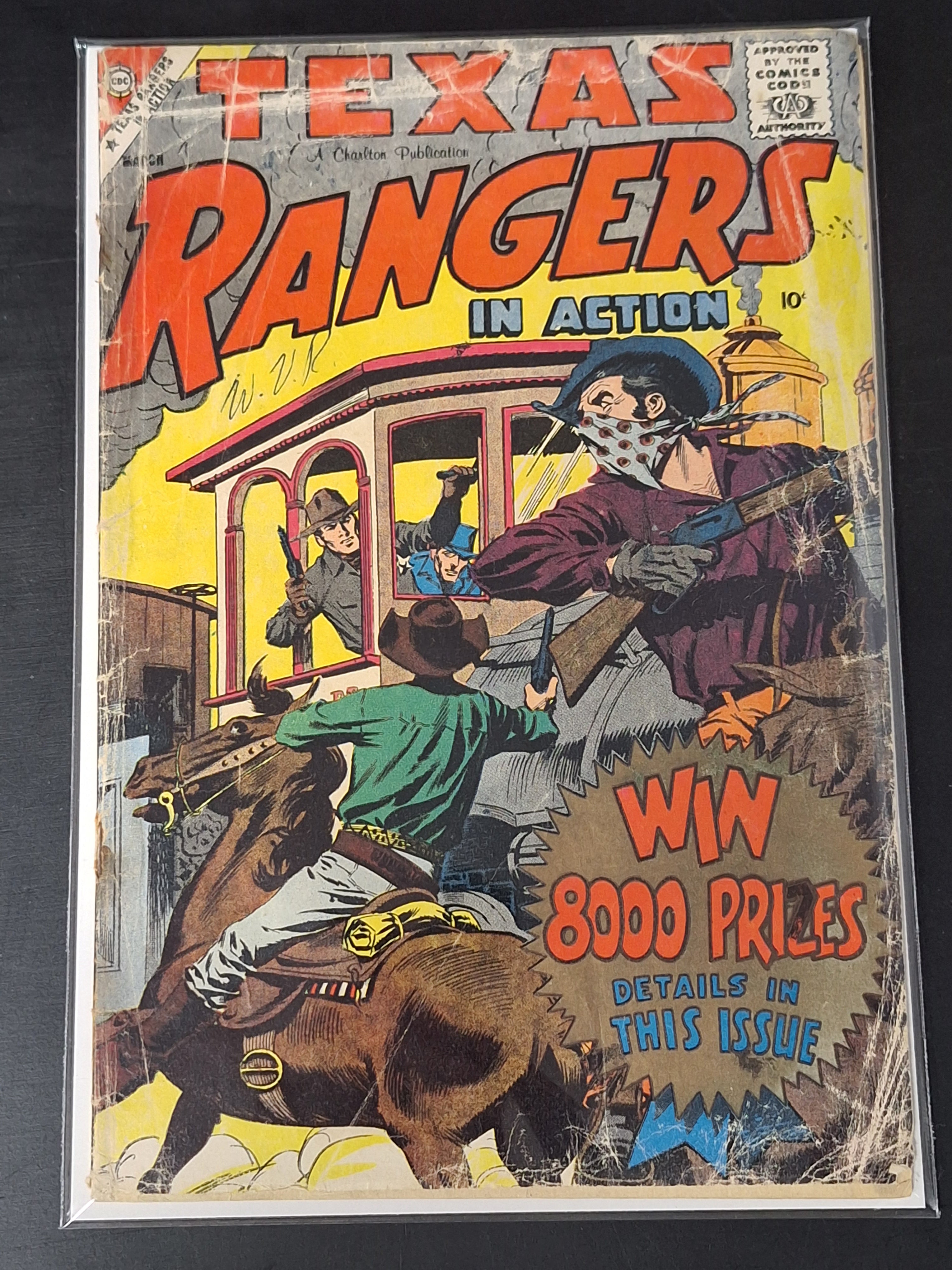 Texas Rangers 15 CDC Comics 1959 Scarce Book