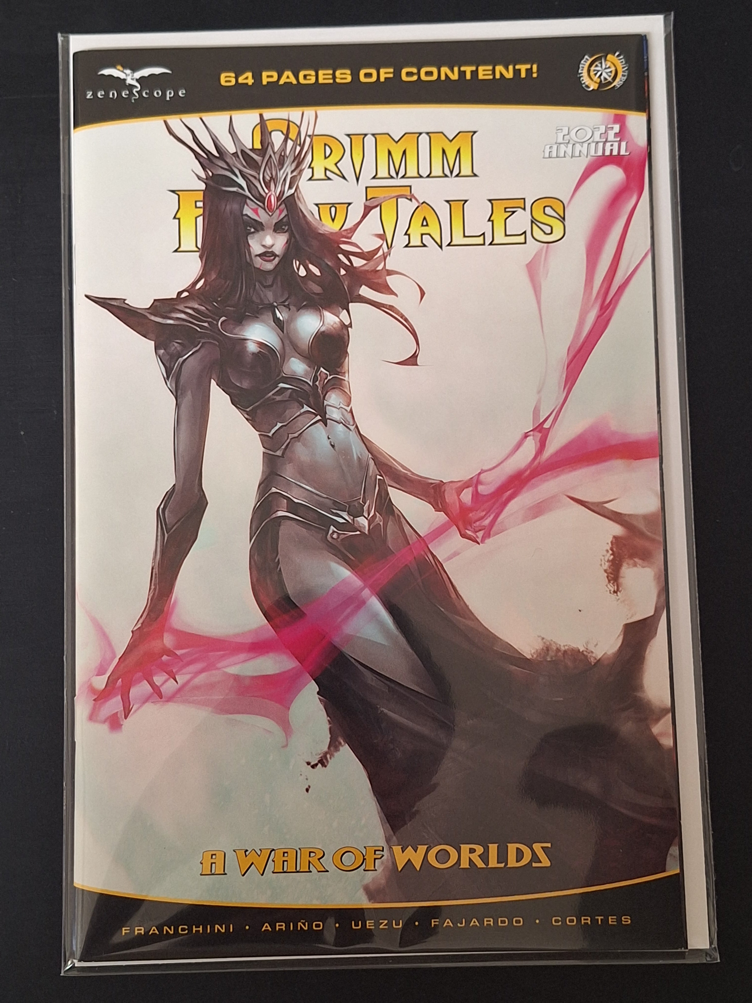 Grimm Fairy Tales 2022 Annual Zenescope A War Of Worlds Ivan Tao Variant
