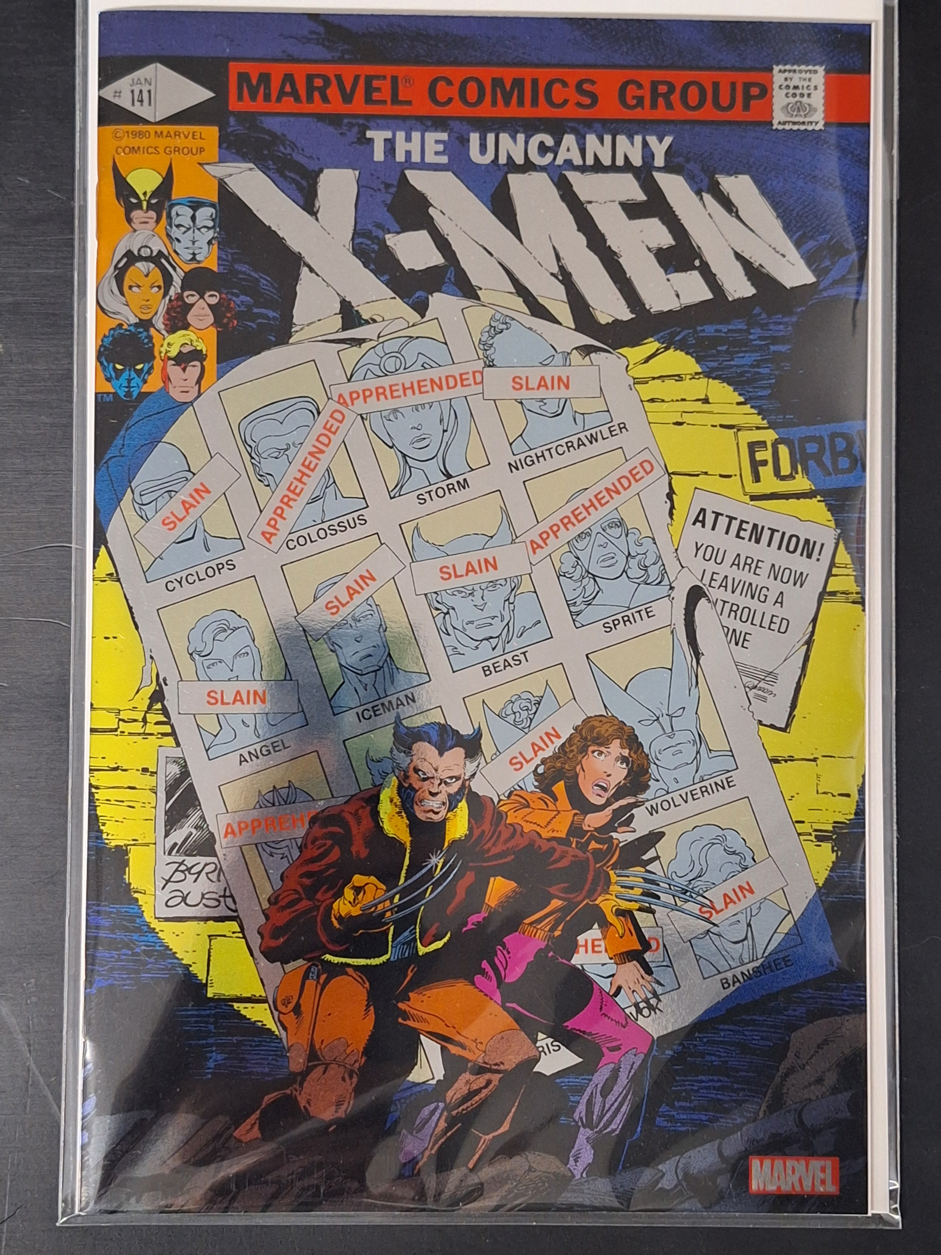 X-Men 141 Marvel 2023 Facsimile Foil Edition