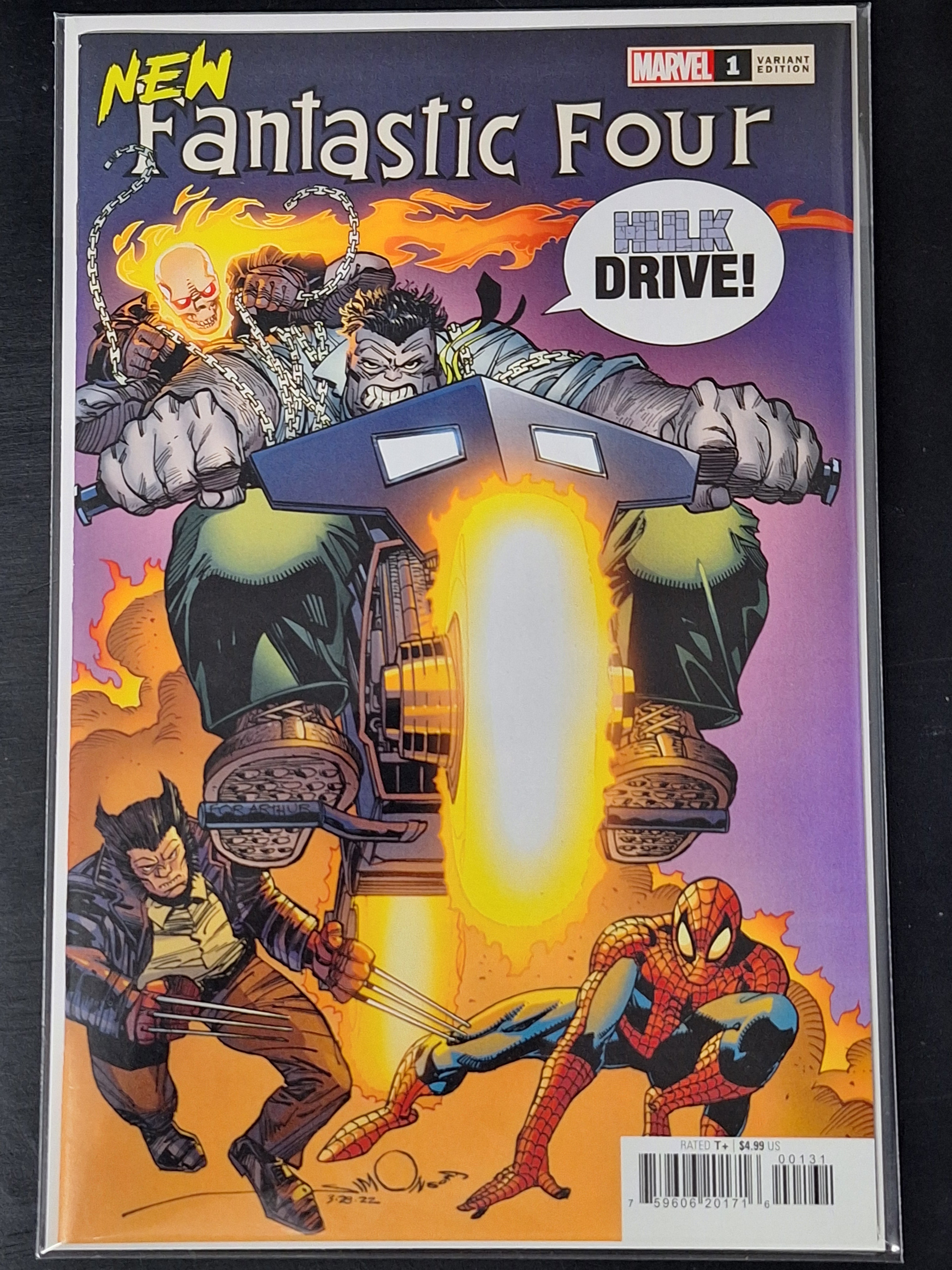 New Fantastic Four 1 Marvel 2022 1:25 Walt Simonson Variant