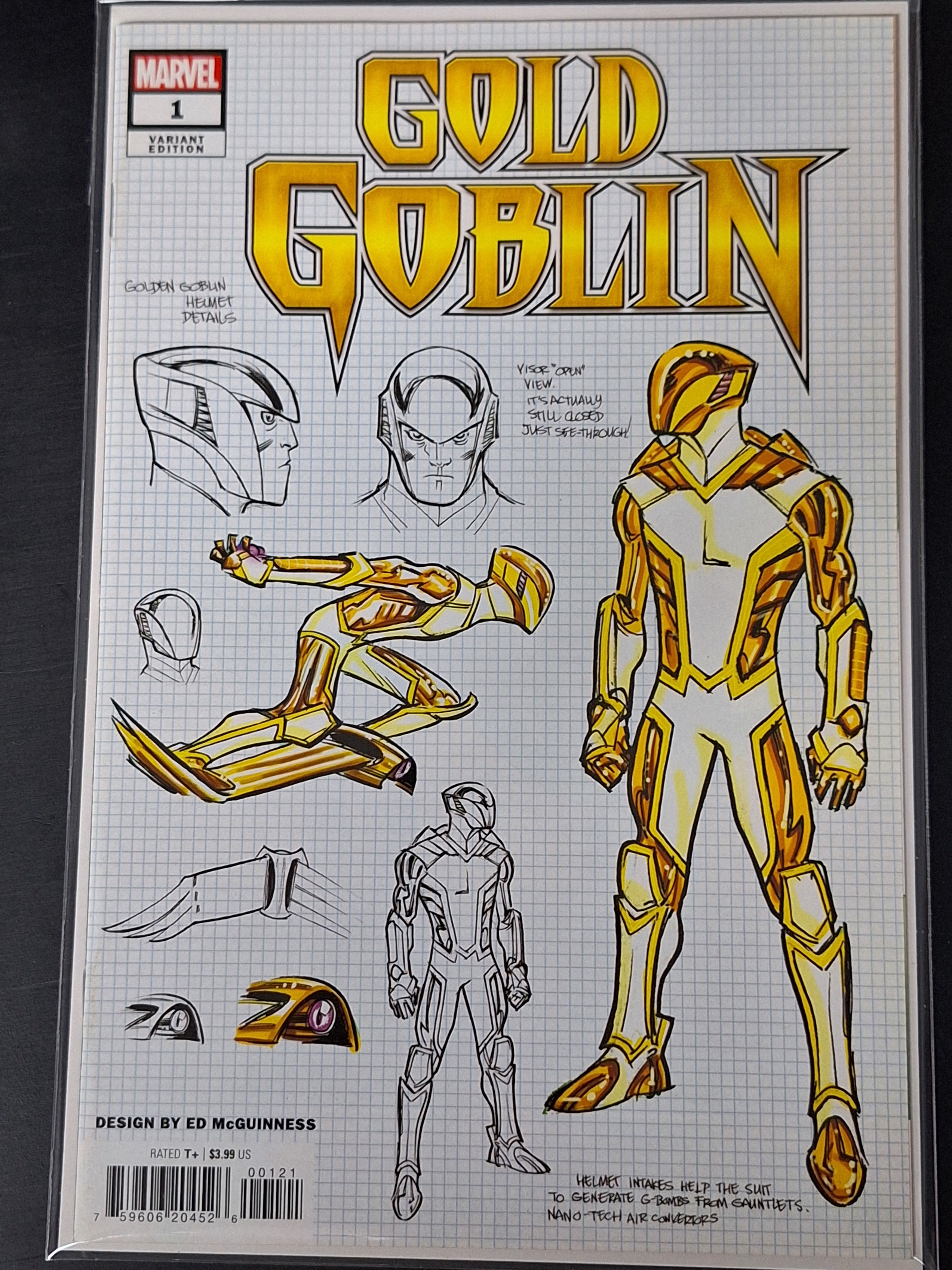 Gold Goblin 1 Marvel 2022 1:25 Mcguinness Design Variant