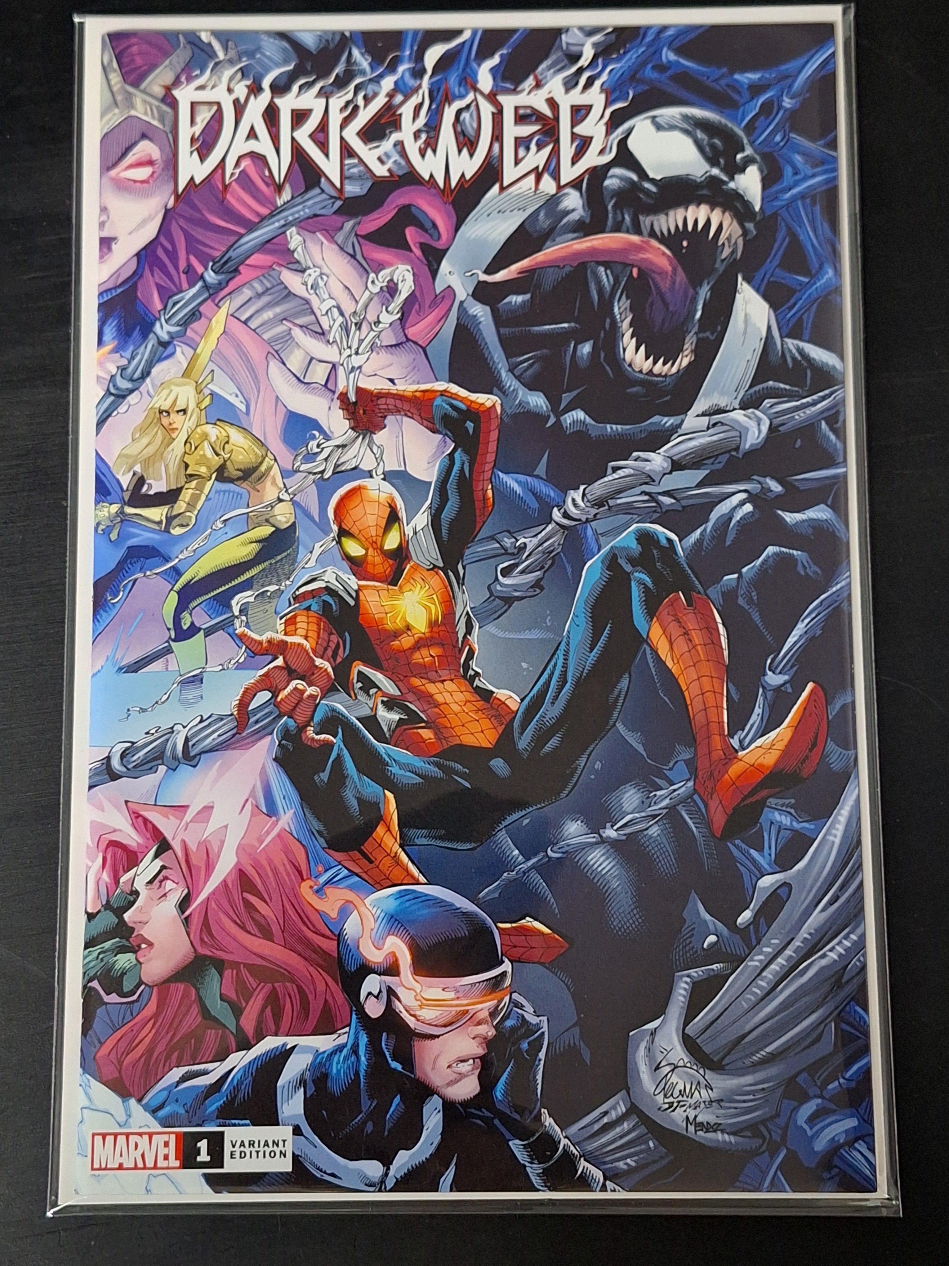 Dark Web 1 Marvel 2022 Ryan Stegman 1:25 Wraparound Variant
