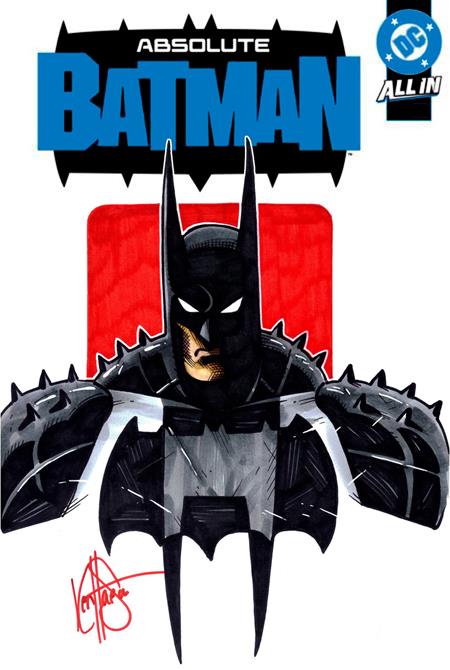 DF ABSOLUTE BATMAN #25 BLANK VARIANT SIGNED AND REMARKED BY KEN HAESER 1/6/2027