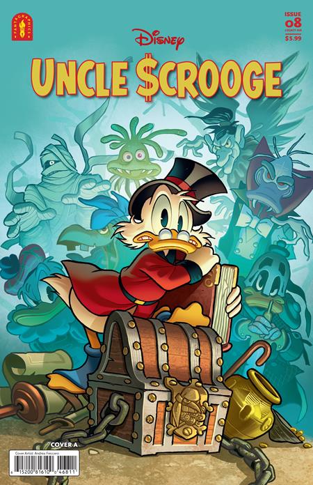 UNCLE SCROOGE LEGACY #468 THE CURSE OF HP HATEQUACK CVR A ANDREA FRECCERO 12/9/2026