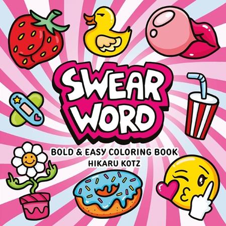 SWEAR WORD BOLD AND EASY COLORING BOOK TP 12/2/2026
