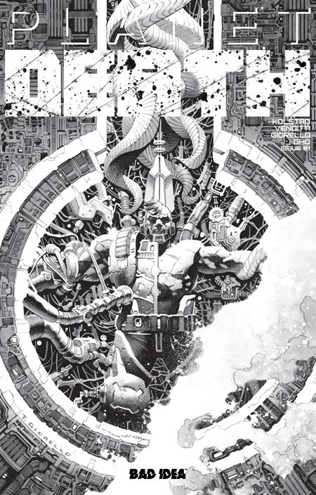 PLANET DEATH PLANET SIZED EDITION #1  CVR B B&W TOMAS GIORELLO VAR 1/7/2026