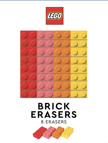 LEGO BRICK ERASERS (MULTICOLOR PACK OF 8) Previously Offered thru Other Distributors 2/11/2026