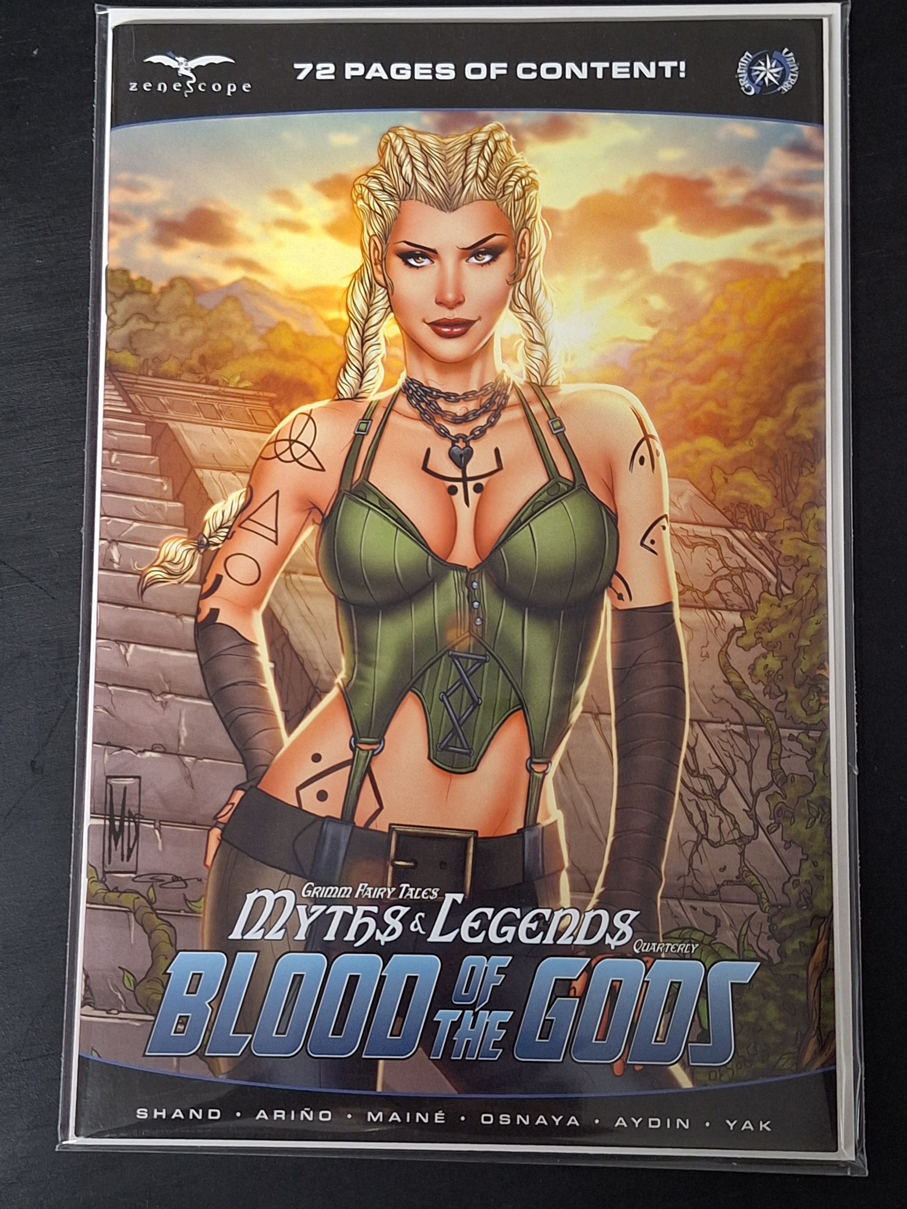 Grimm Fairy Tales Myths and Legends Quarterly: Blood Of The Gods Zenescope 2022 Cover B