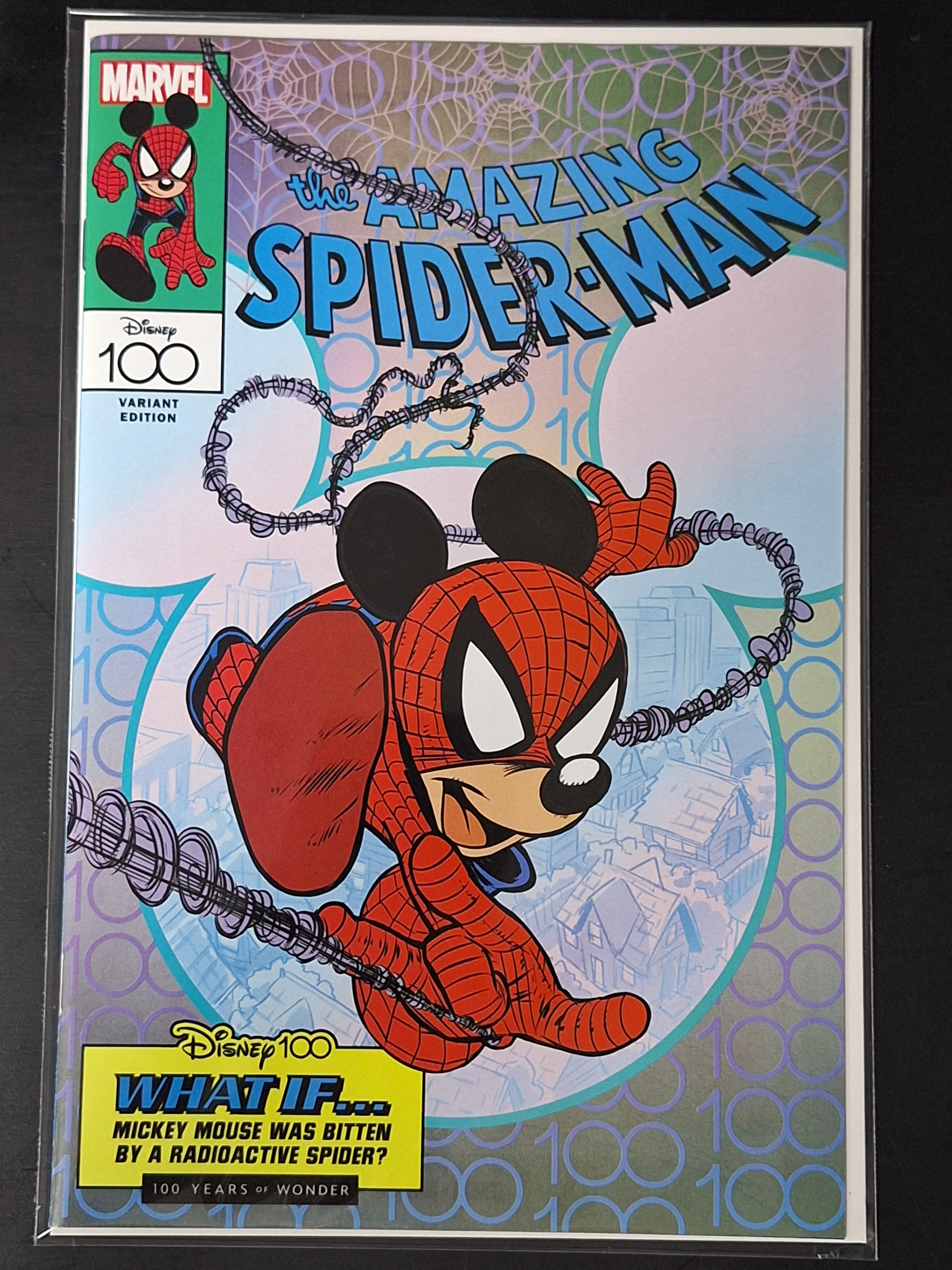 Amazing Spider-Man 35 Marvel 2023 Disney 100 Variant McFarlane ASM 300 Homage