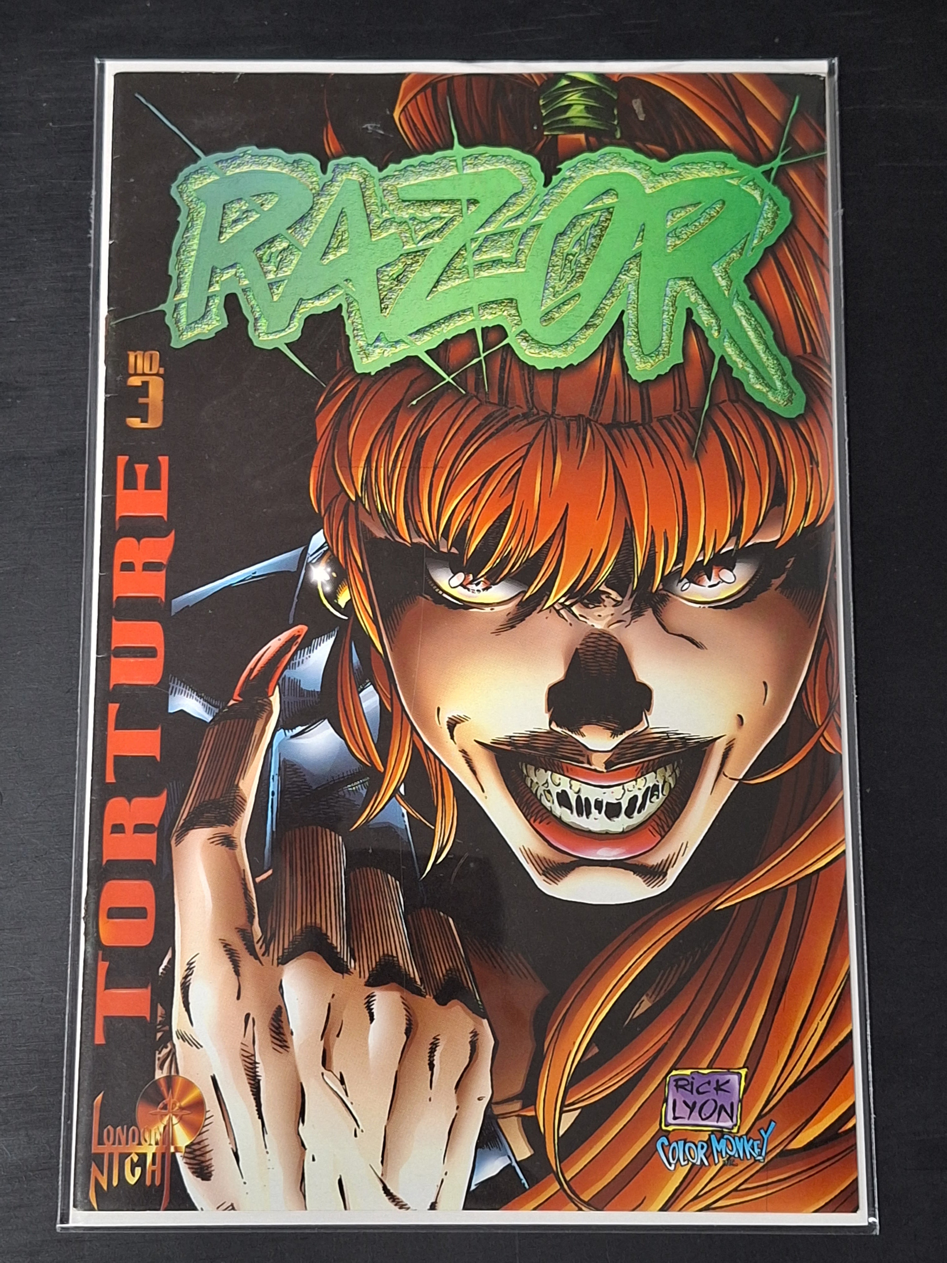Razor: Tortue 3 London Night Comics 1996