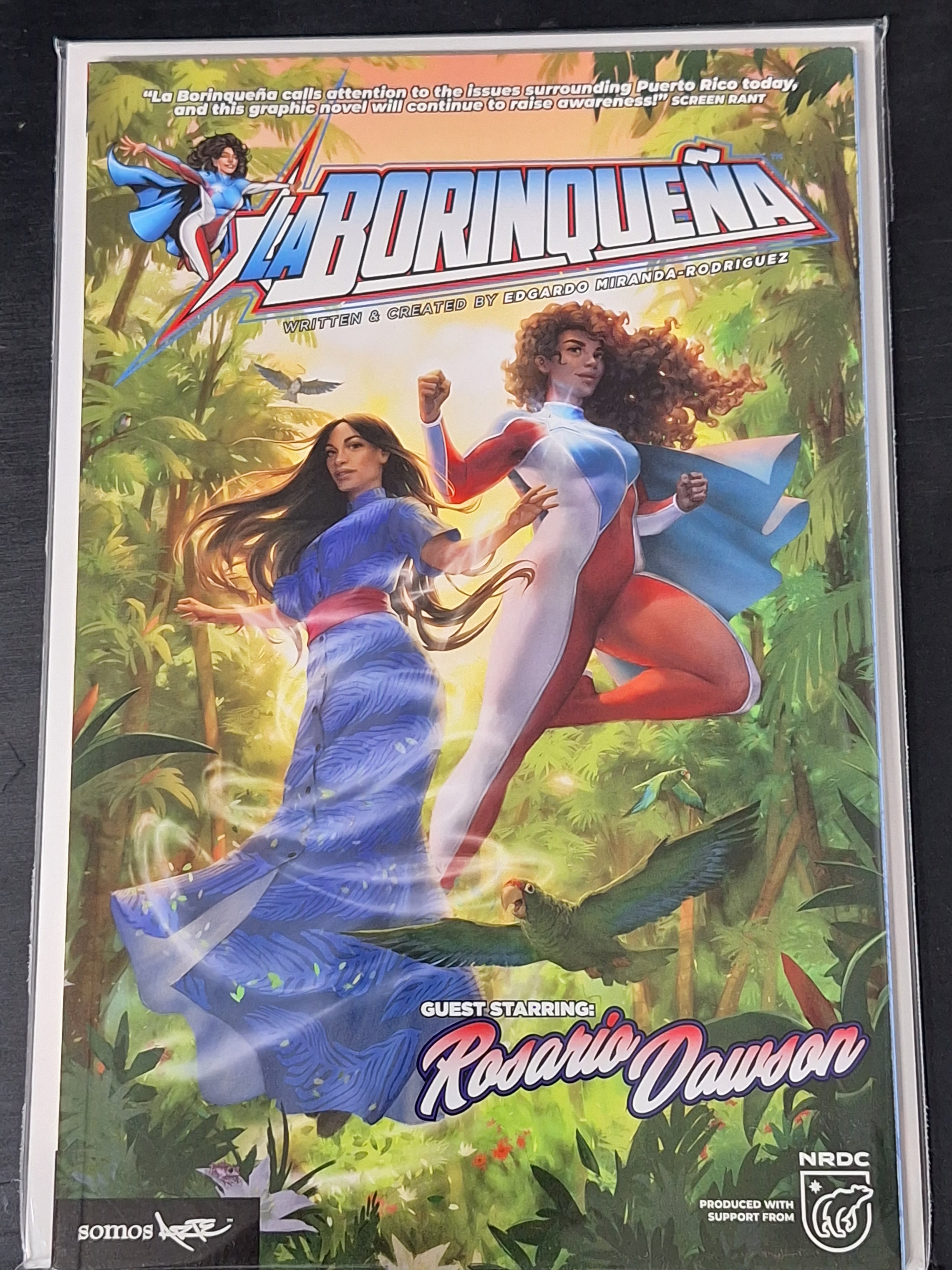 La Borinquena 1 Somos Comics Oritiz Variant Starring Rosario Dawson