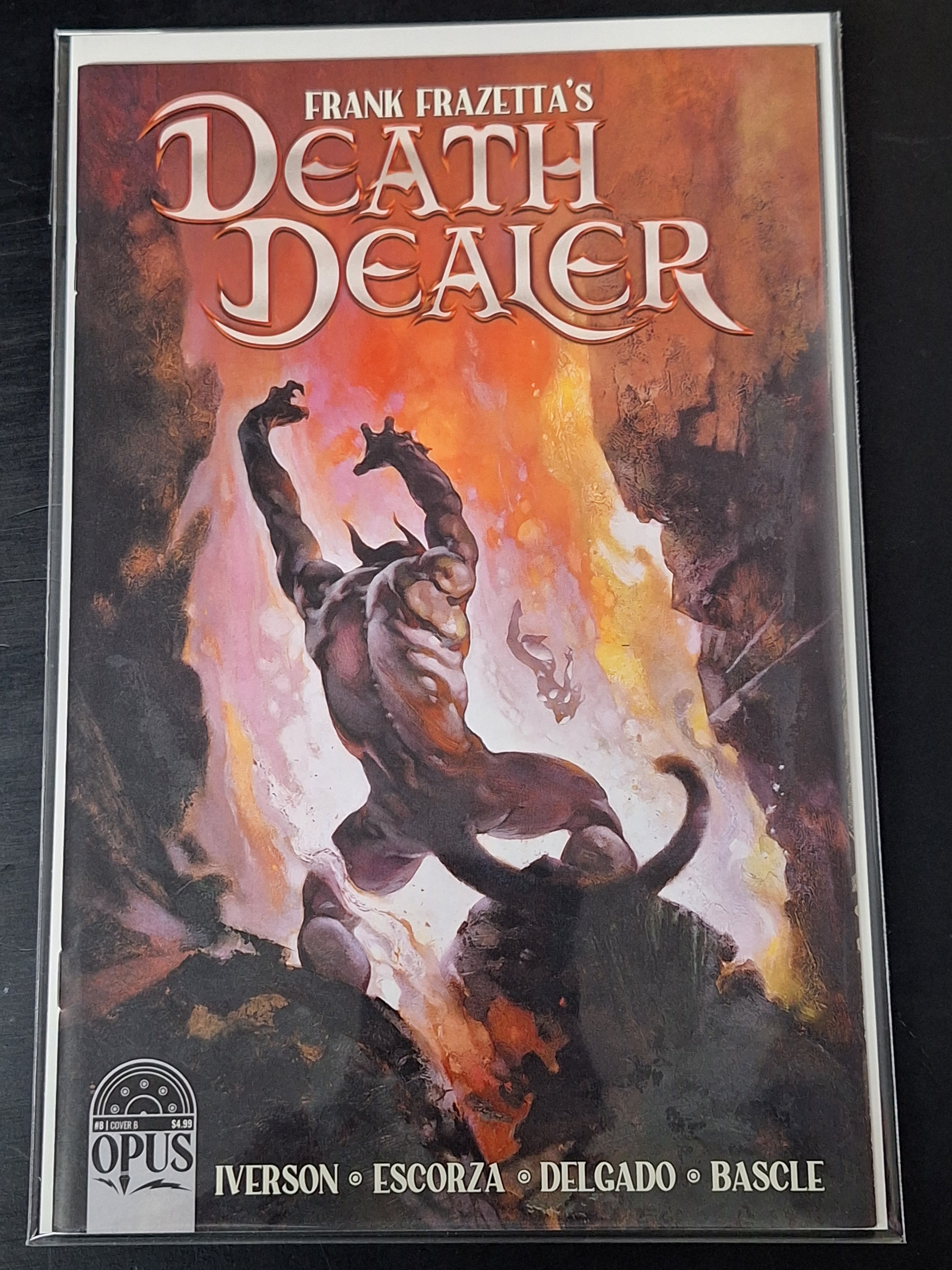 Frank Frazetta's Death Dealer 8 Opus Comics Cover B Frazetta Variant