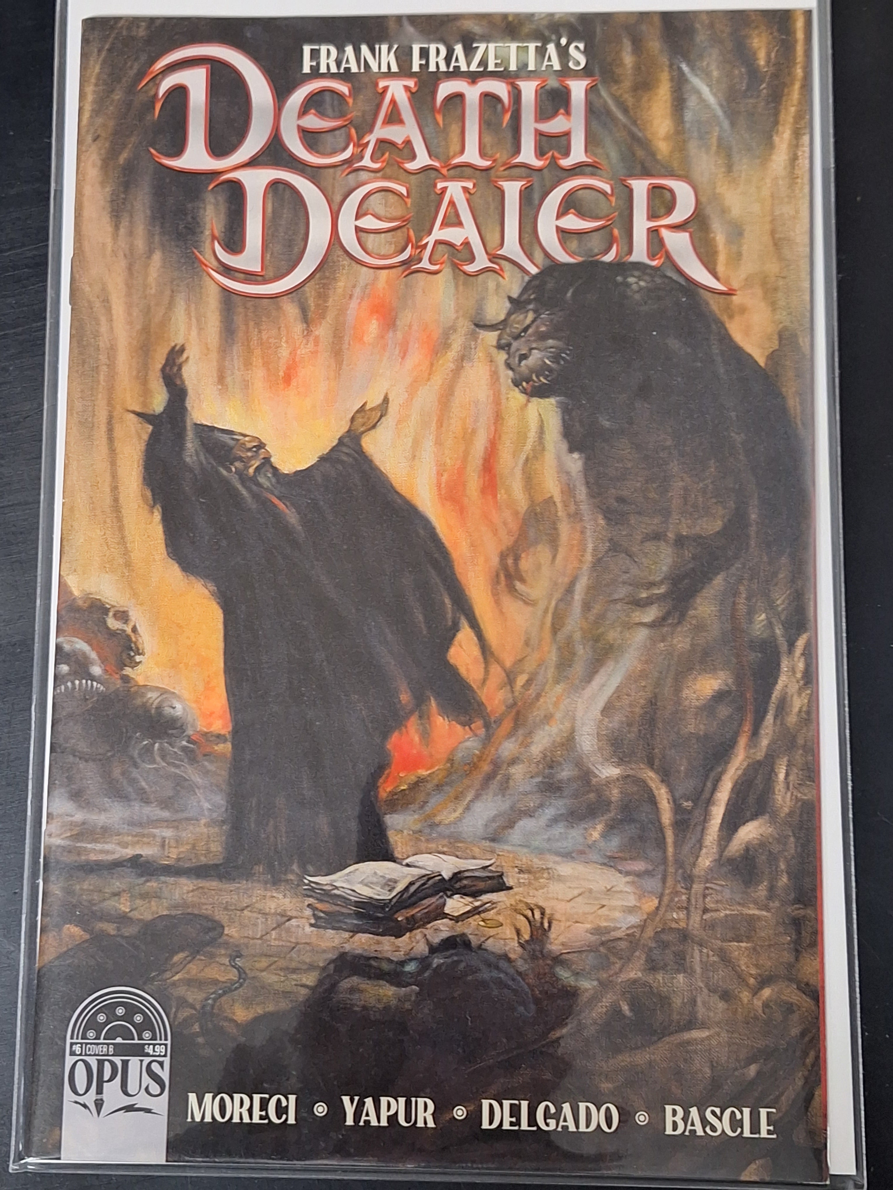 Frank Frazetta's Death Dealer 6 Opus Comics Cover B Frazetta Variant