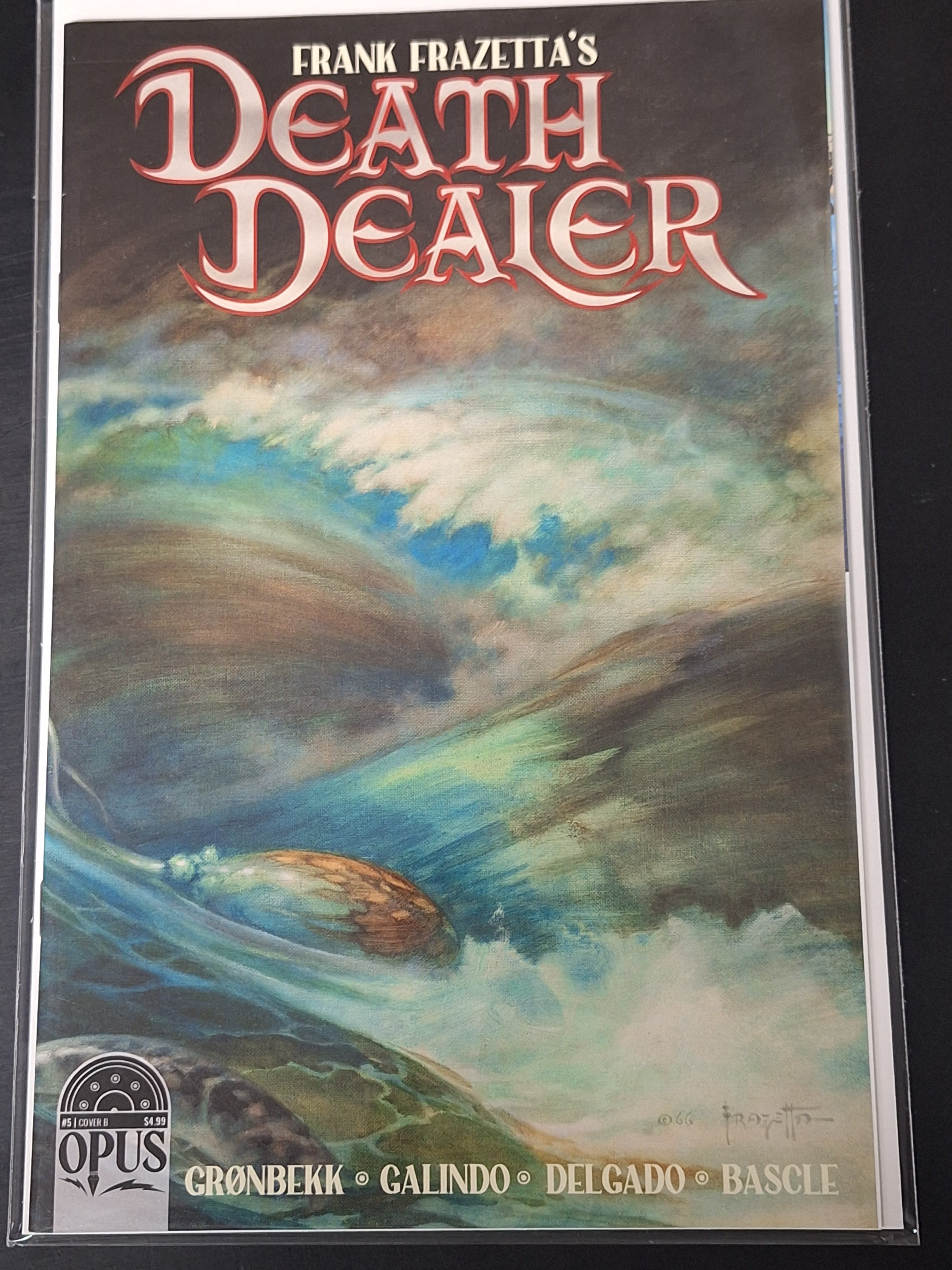 Frank Frazetta's Death Dealer 5 Opus Comics Cover B Frazetta Variant