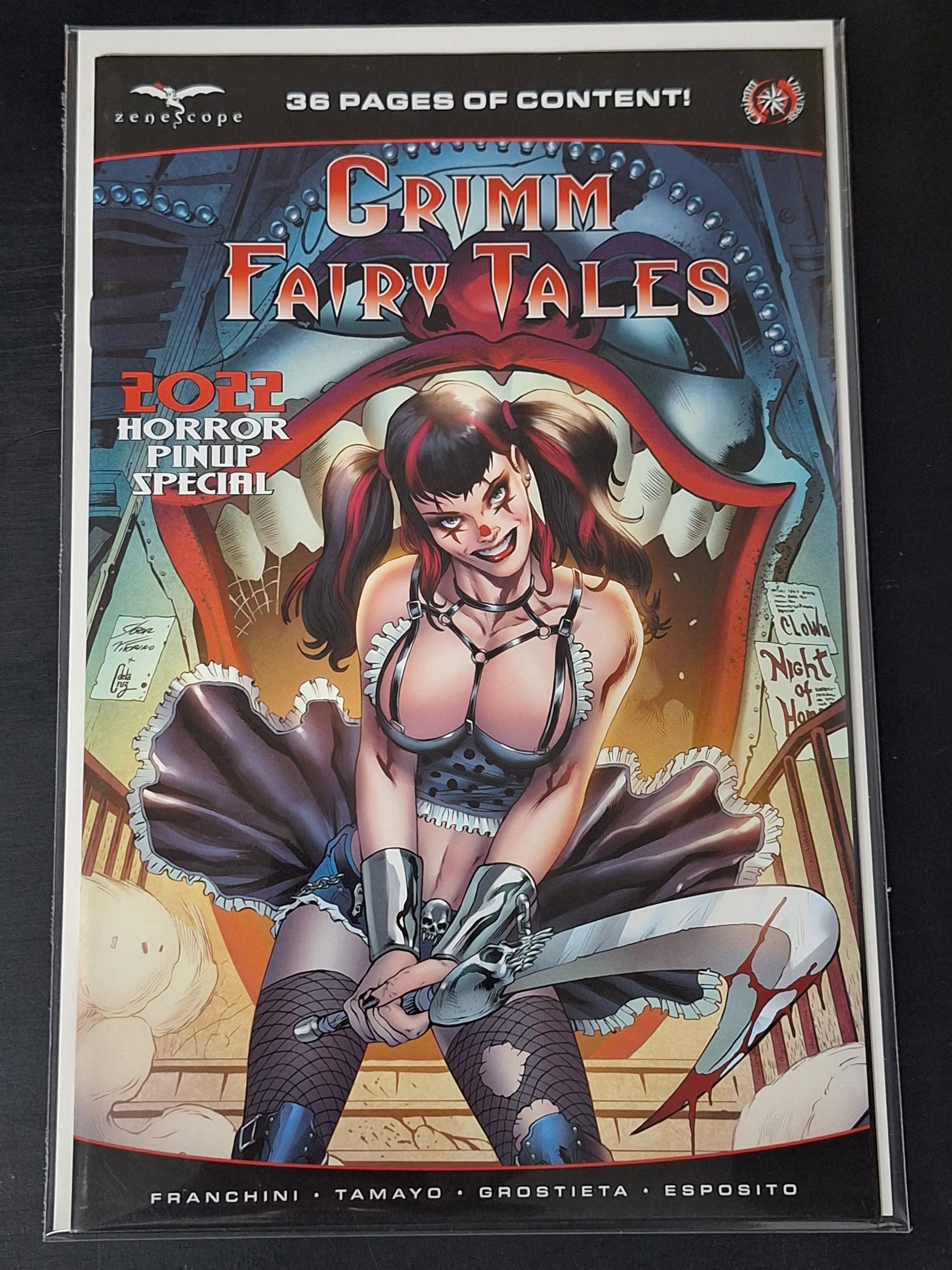 Grimm Fairy Tales 2022 Horror Pinup Special Zenescope Igor Vitorino Cover B