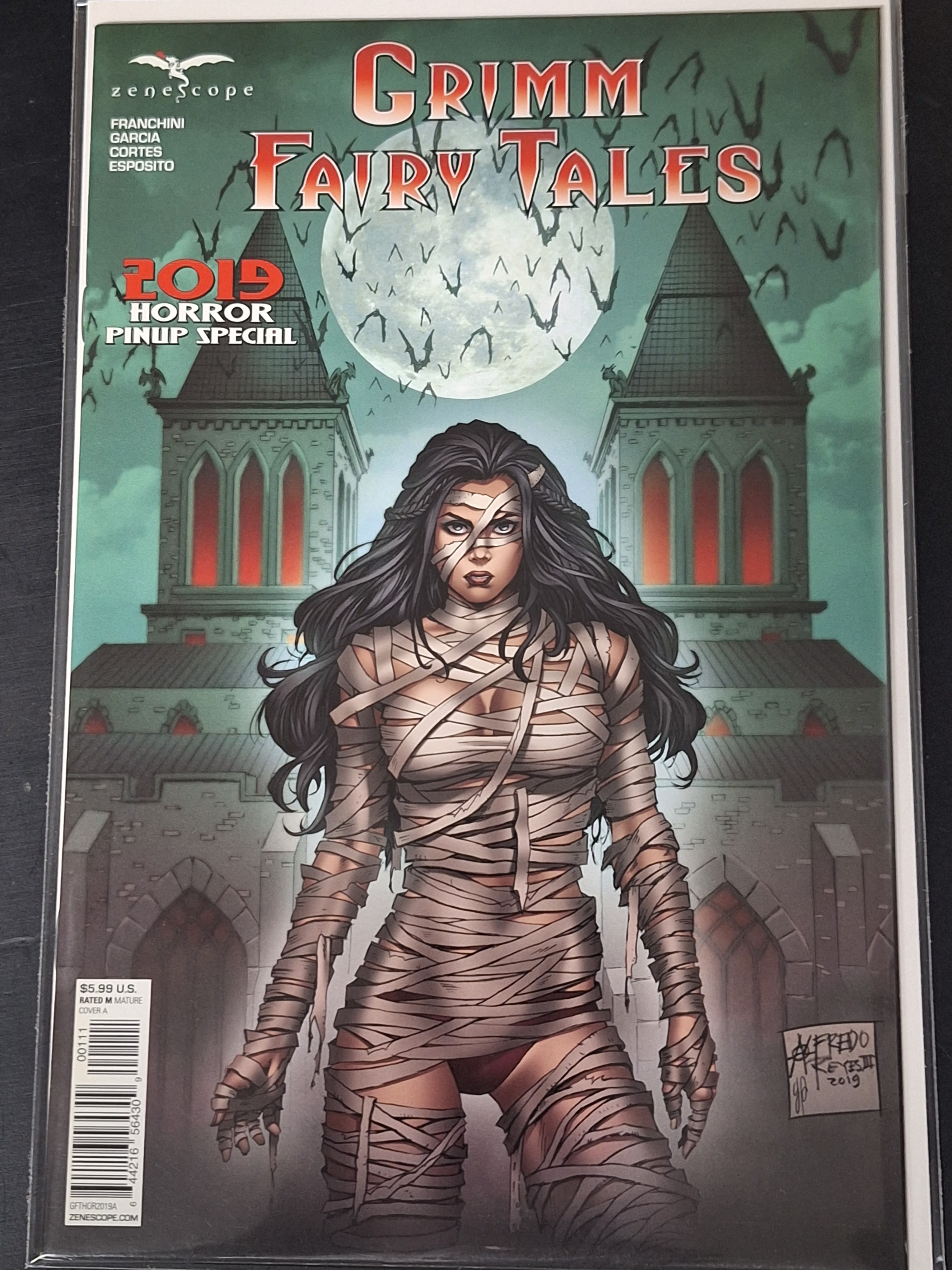 Grimm Fairy Tales 2019 Horror Pinup Special Zenescope Alfredo Reyes Cover A