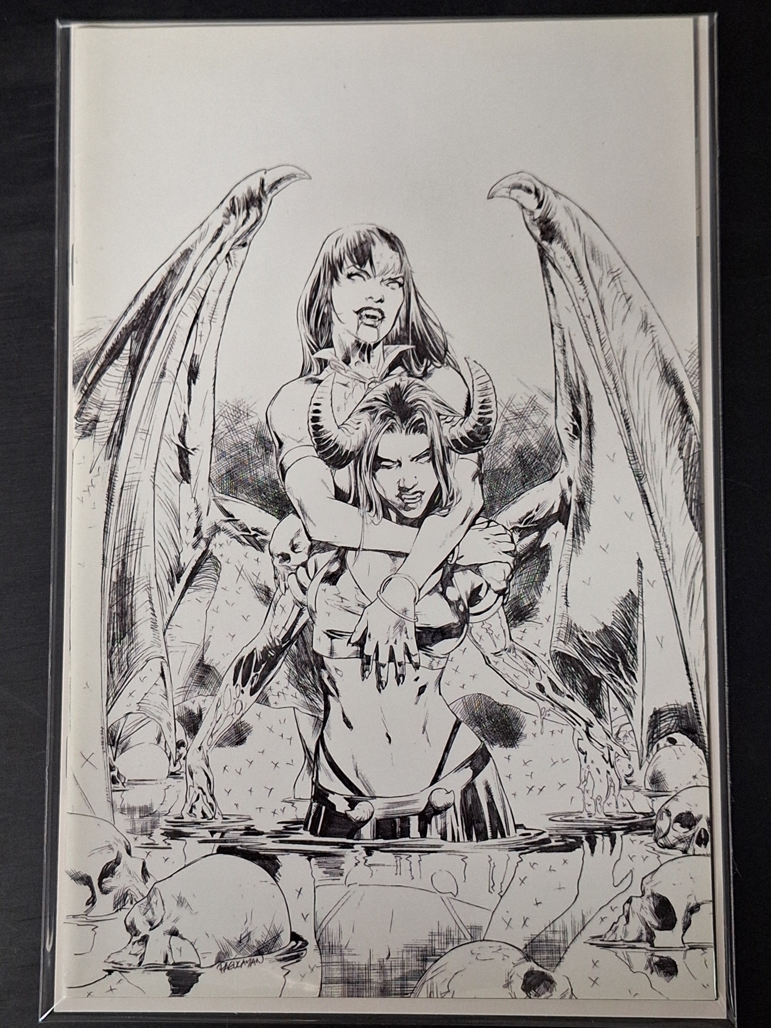 Vampirella VS Purgatori 2 Dynamite 2021 1:15 Virgin Variant