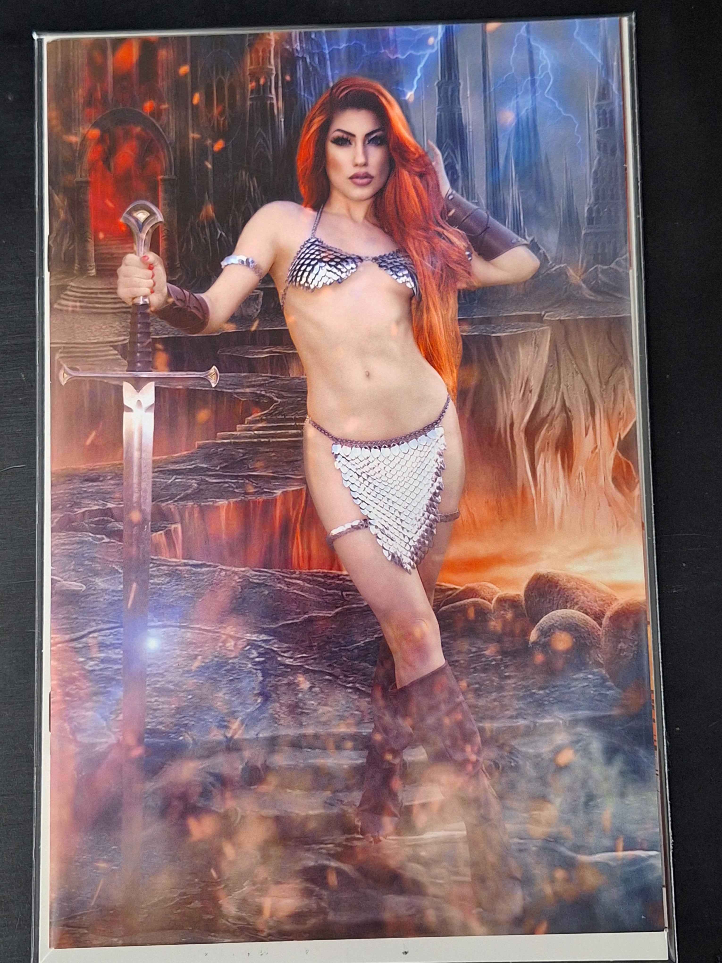 Immortal Red Sonja 8 Dynamite 2022 1:20 Virgin Variant
