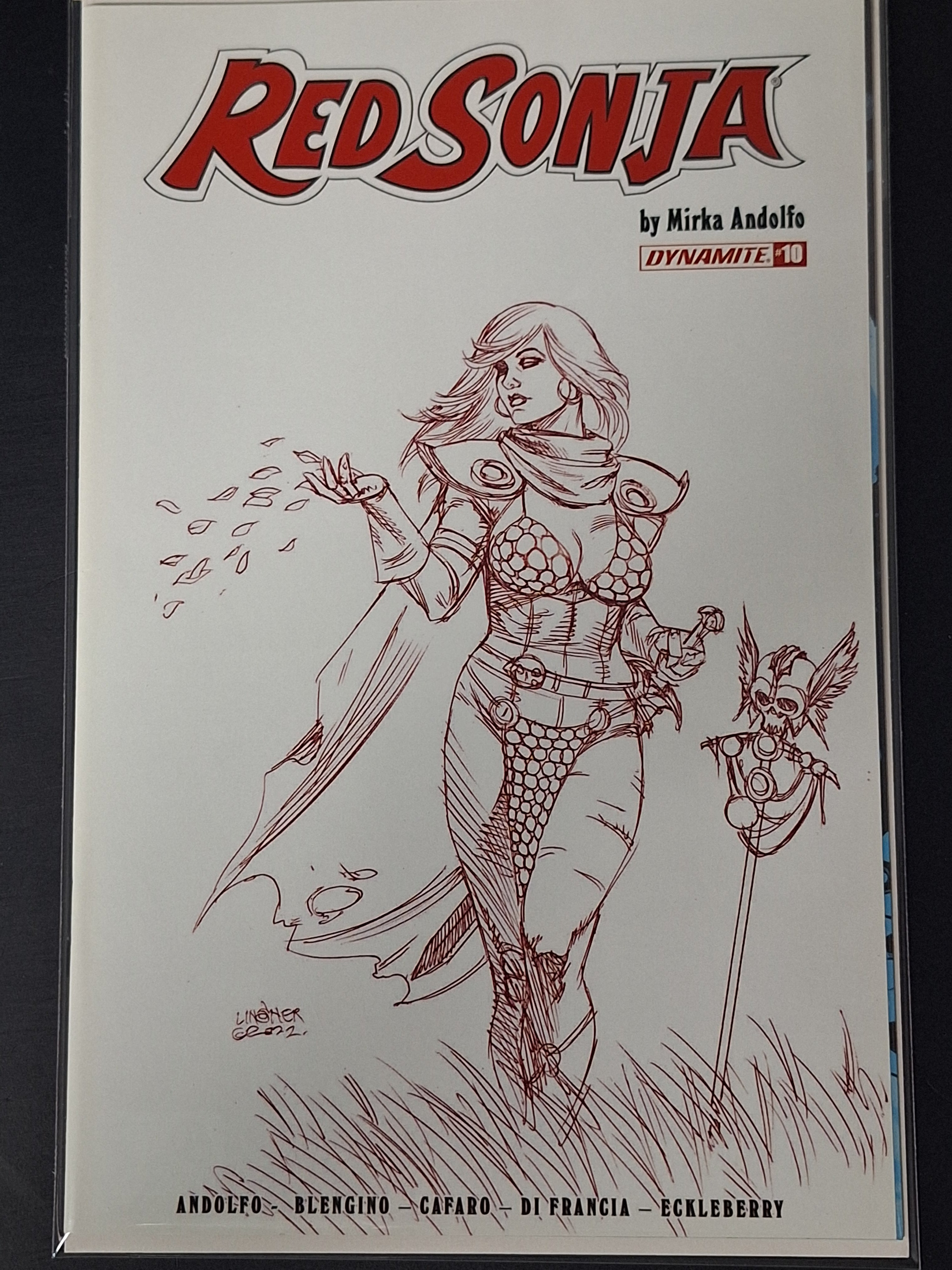 Red Sonja 10 Dynamite 2022 1:20 Variant