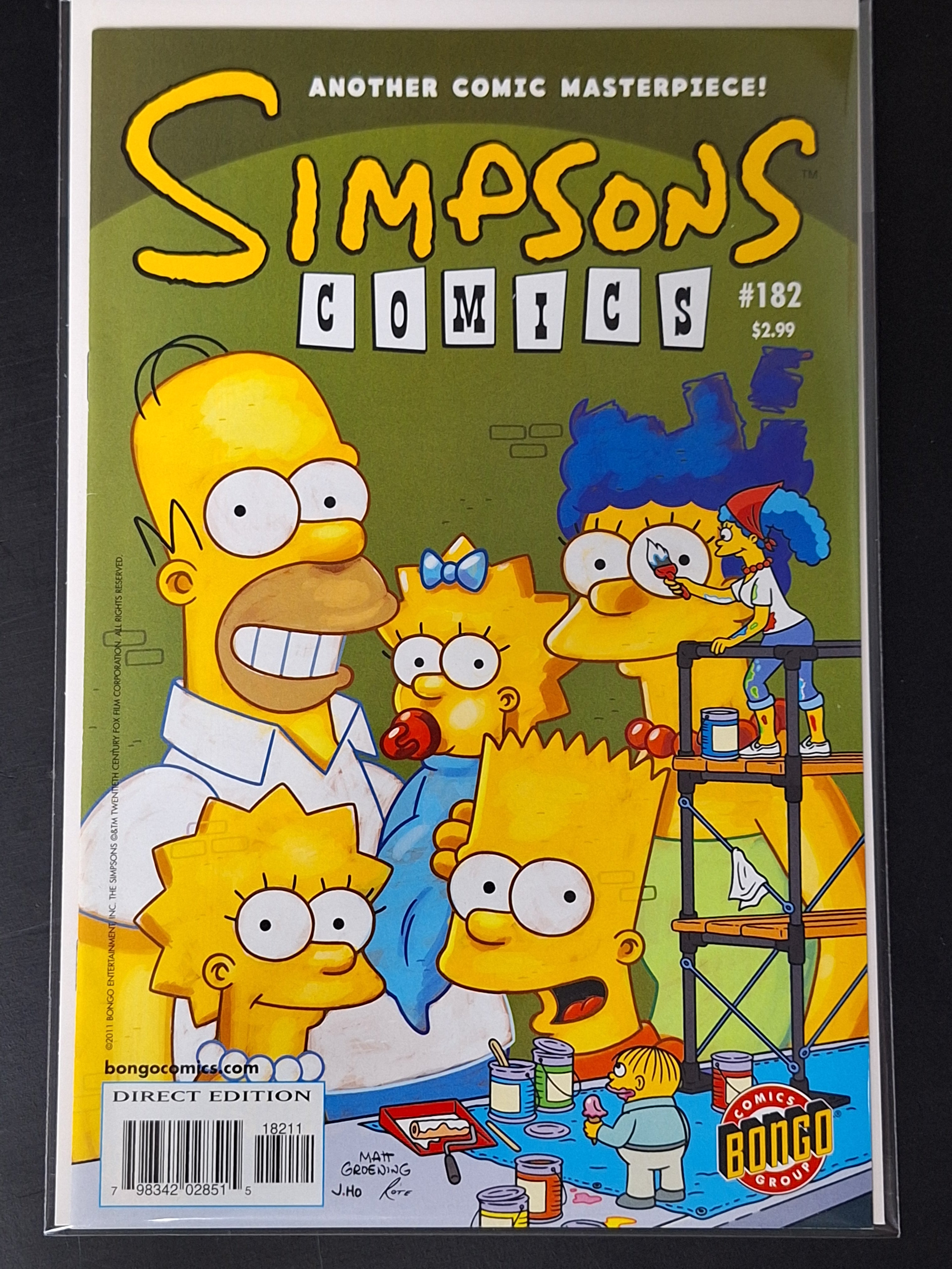 Simpsons Comics 182 Bongo 2011 Low Print Run