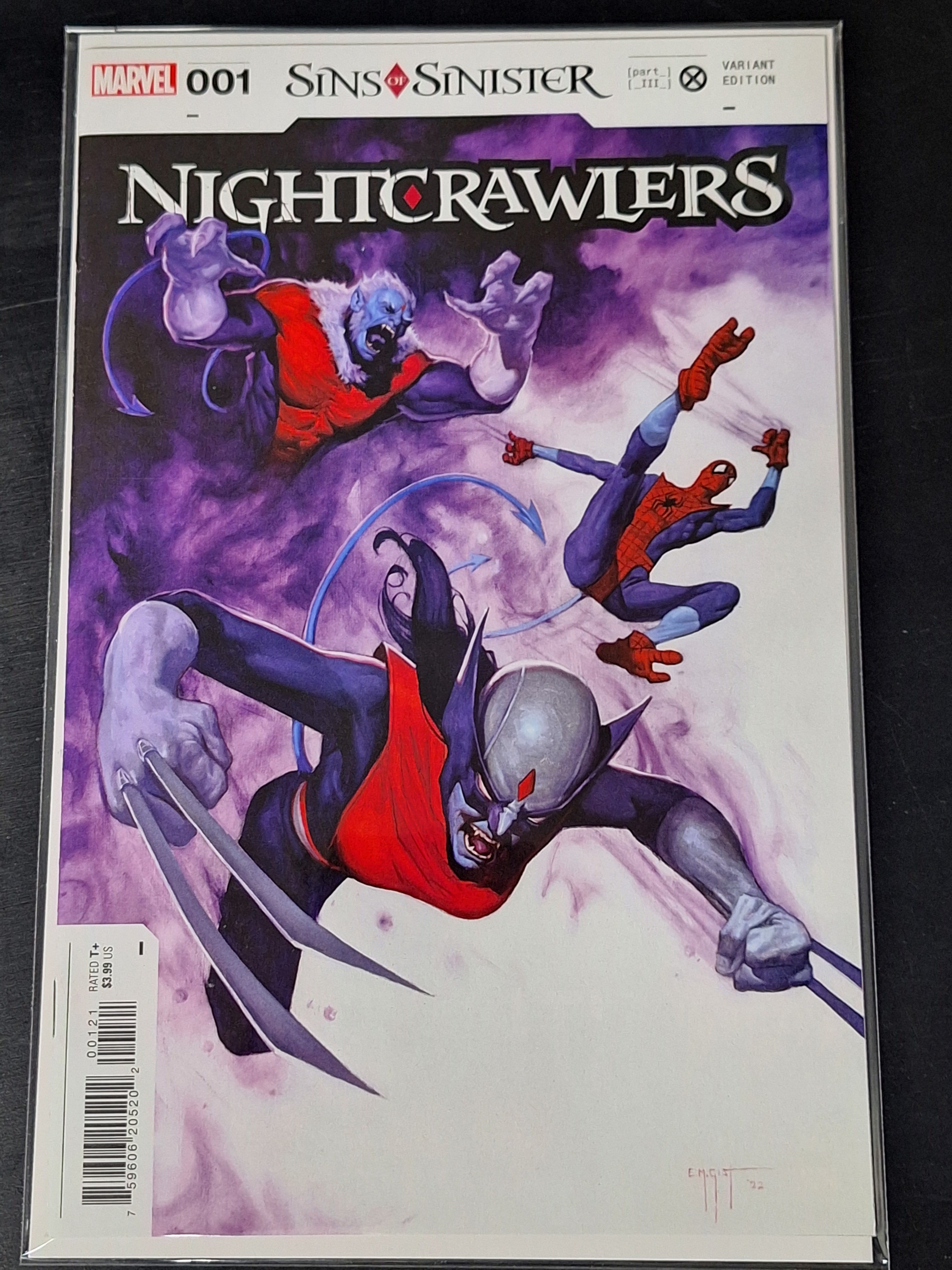 Nightcrawlers 1 Marvel 2023 E.M. Gist Variant