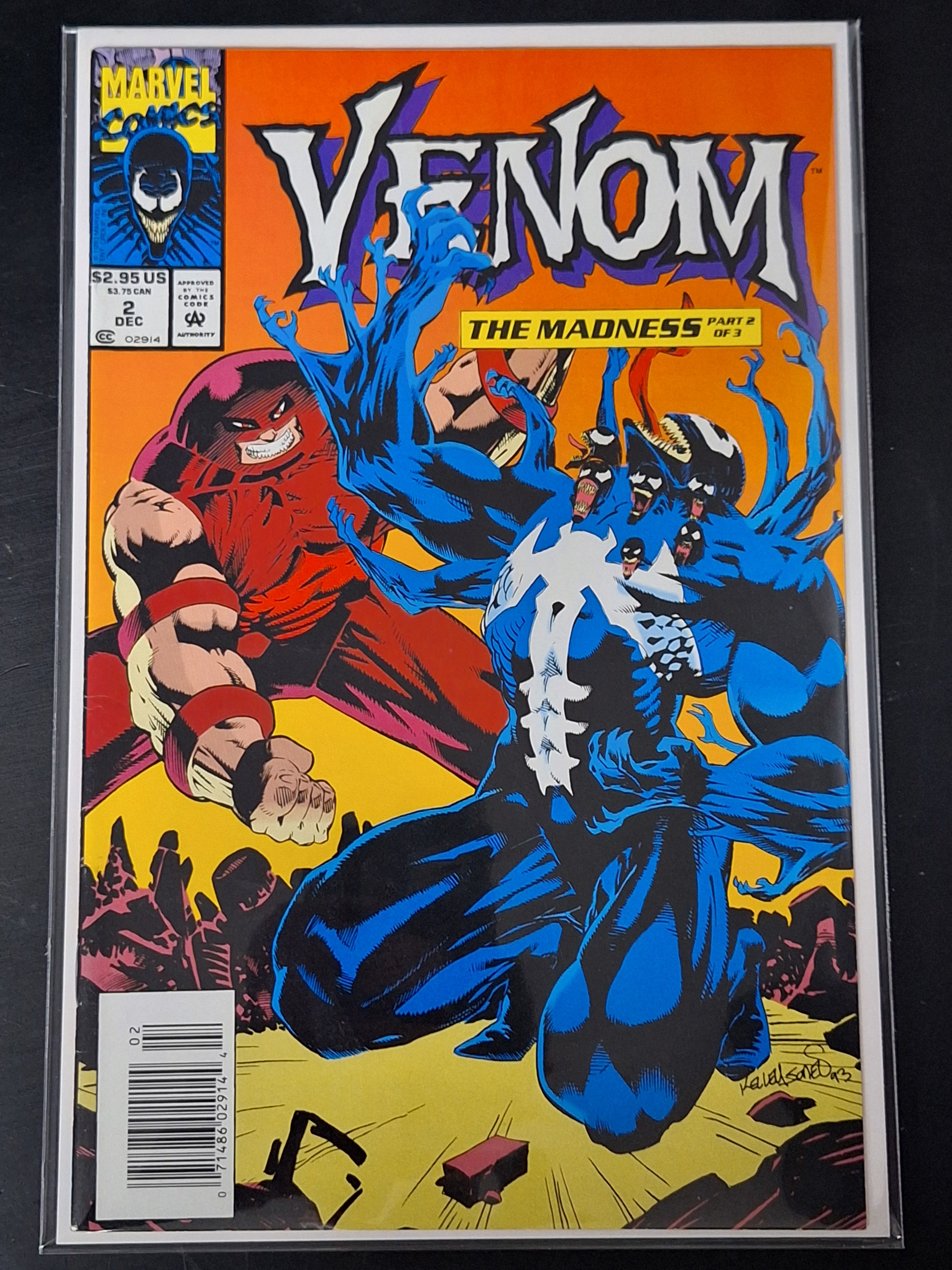 Venom: The Madness 2 Marvel 1993 Newsstand Edition