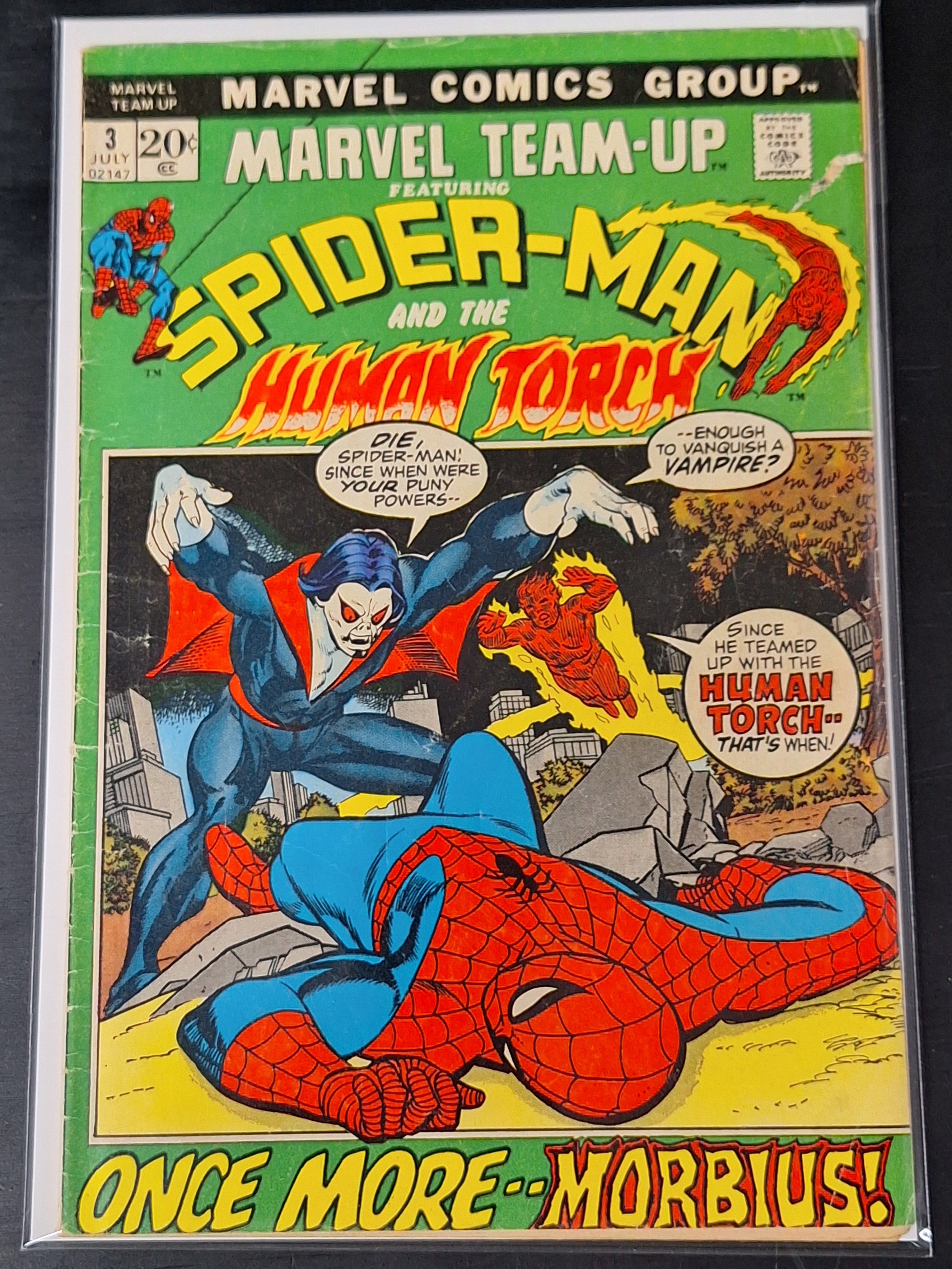 Marvel Team Up 3 Marvel 1972 Third App Of Morbius