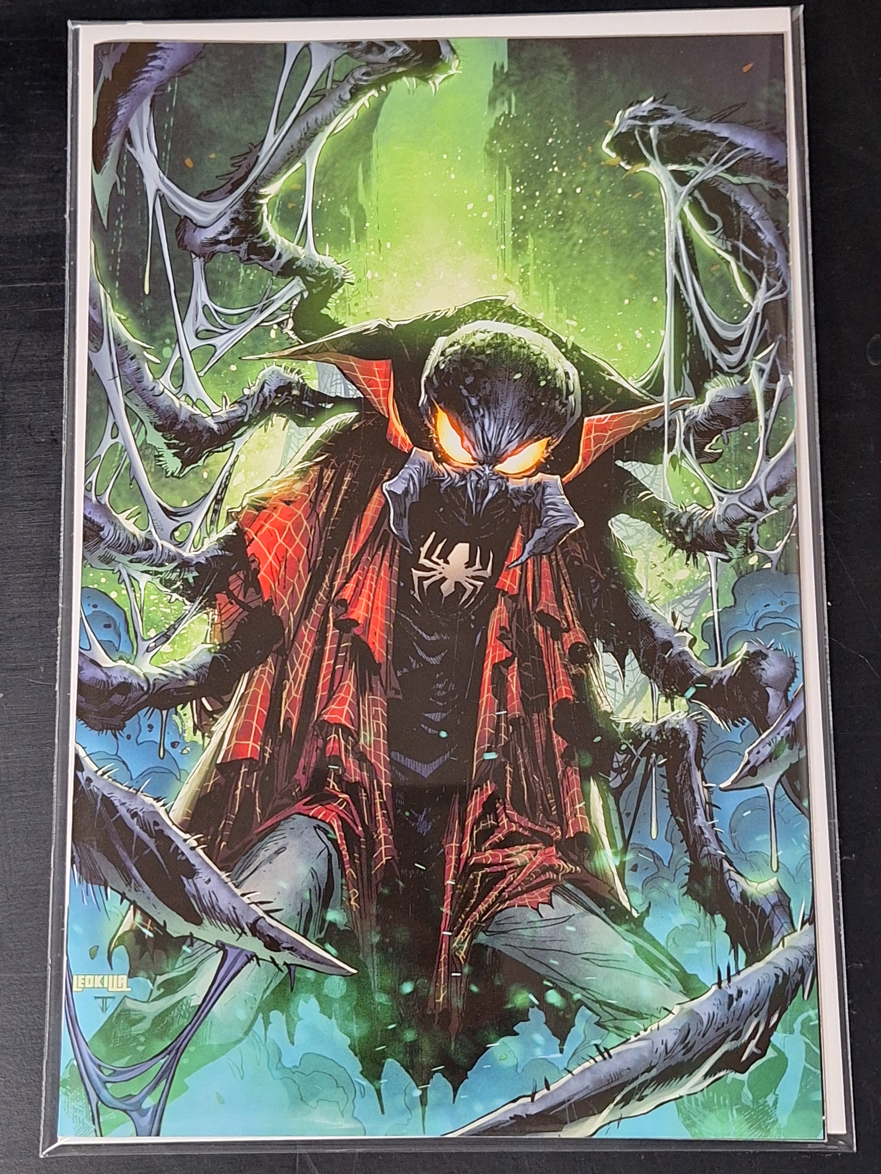 Edge of Spider-Man 1 Marvel 2023 Lashley 2nd Printing 1:25 Virgin Variant