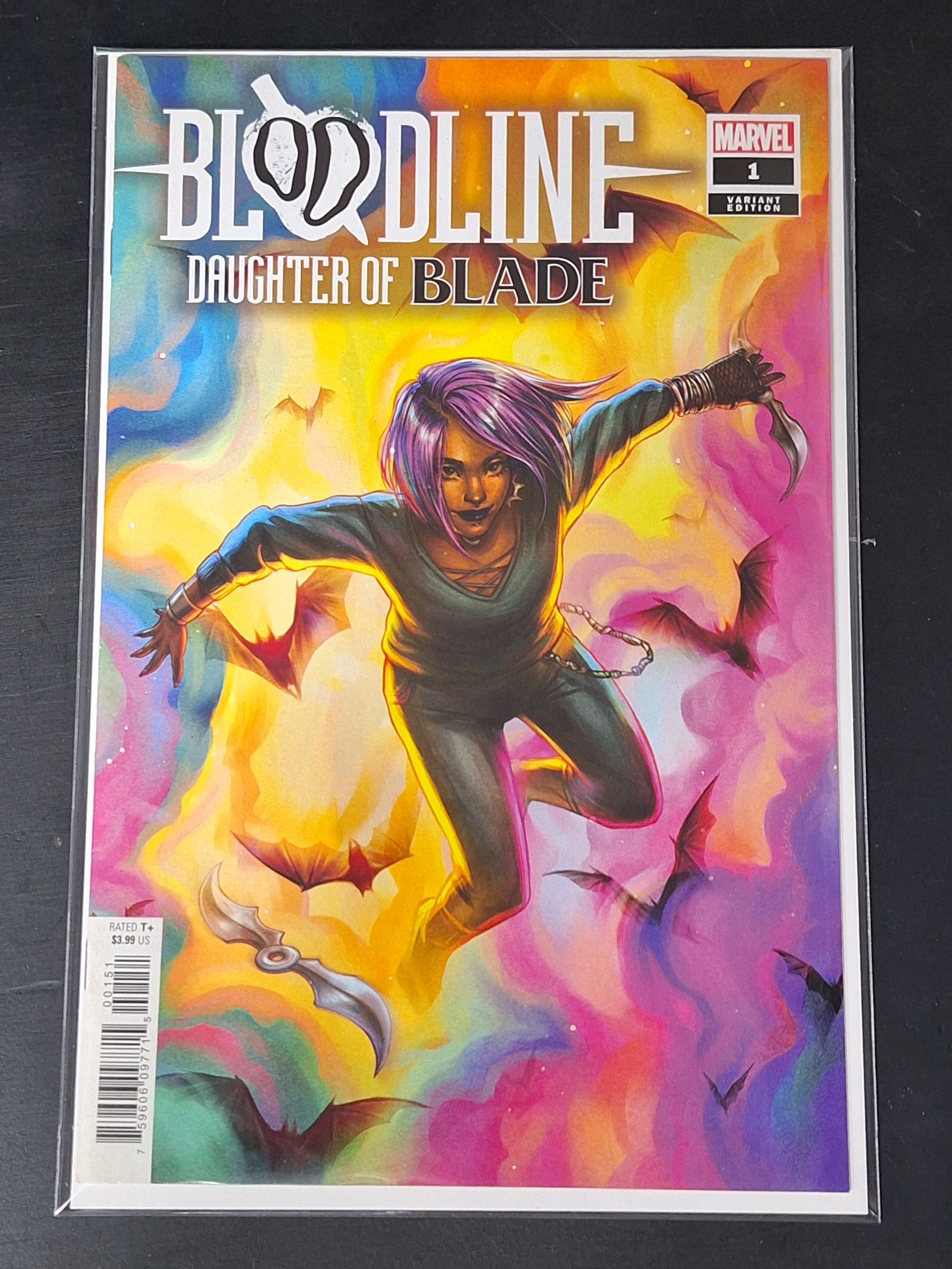 Bloodline Daughter of Blade 1 Marvel 2023 1:50 Edge Variant