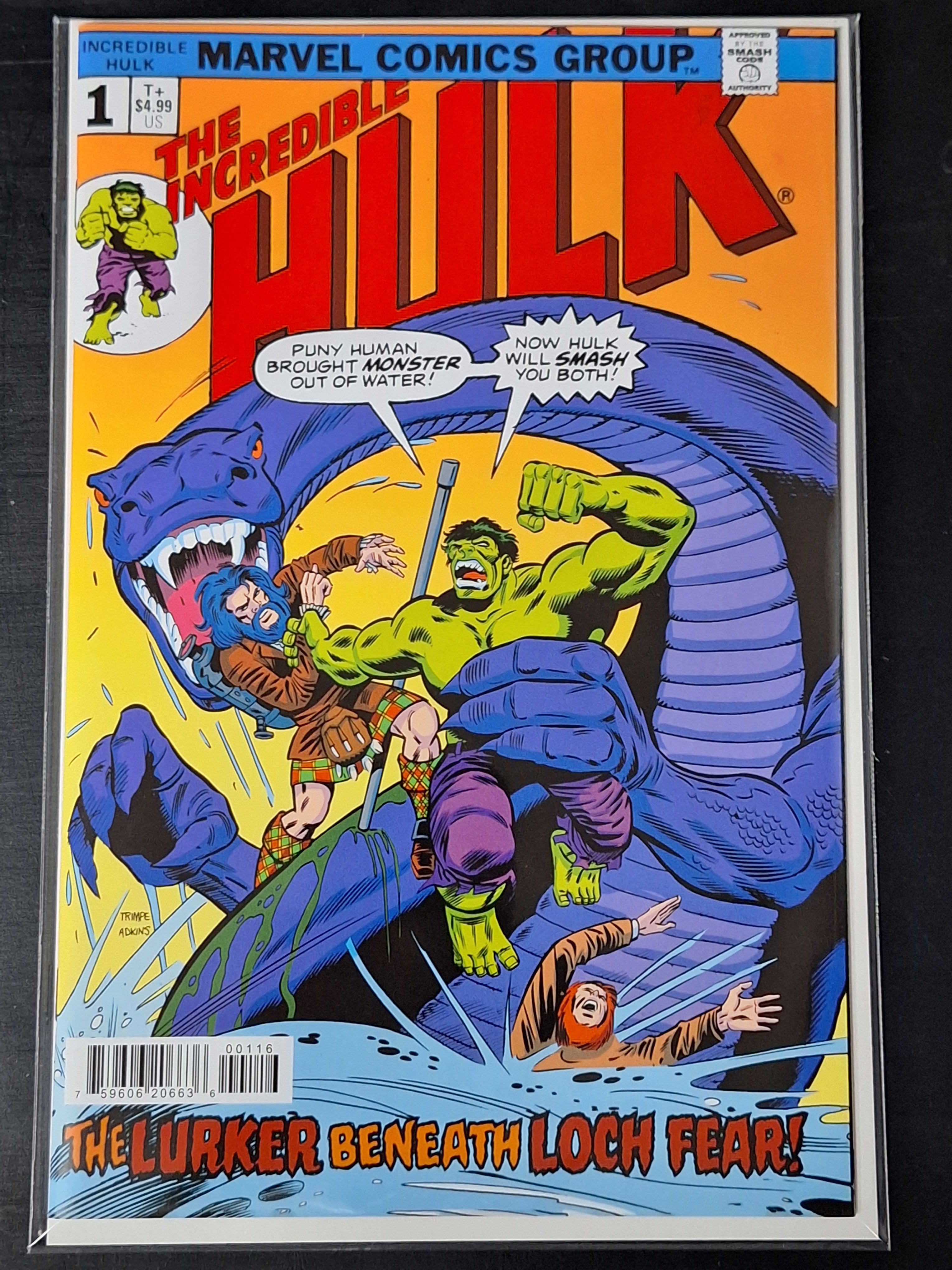Incredible Hulk 1 Marvel 2023 Herb Trimpe 1:50 Variant