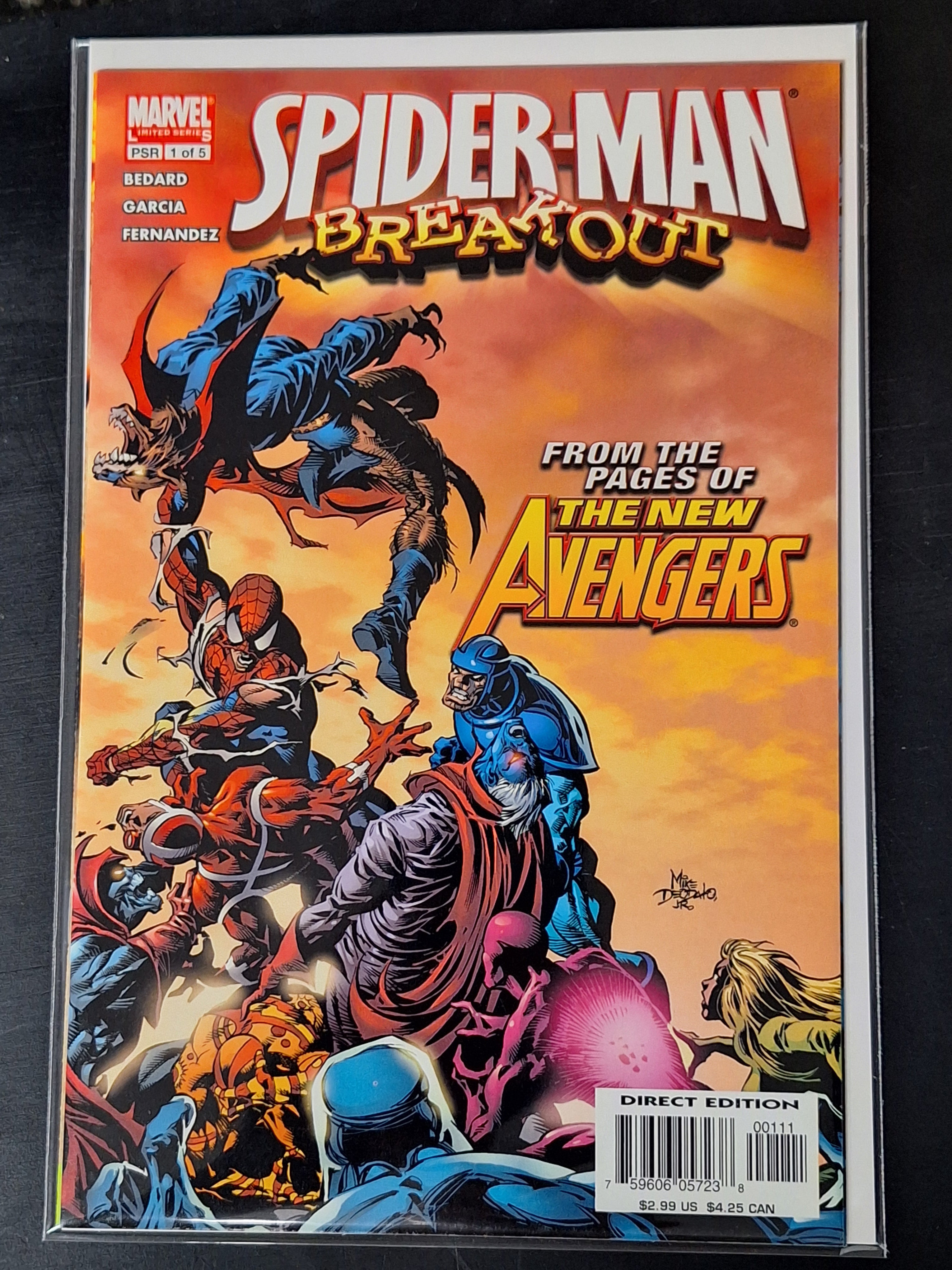 Spider-Man Breakout 1 Marvel 2005 Mike Deodato Cover